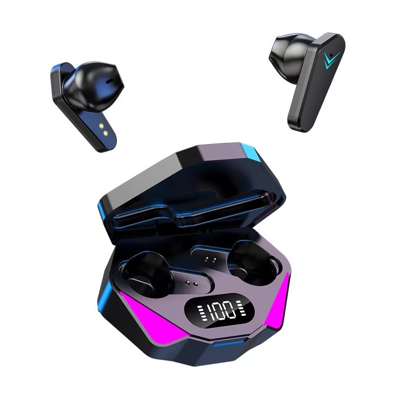 【COD】Headset Bluetooth Gaming TWS X15 Bluetooth V5.2 LED Smart Display