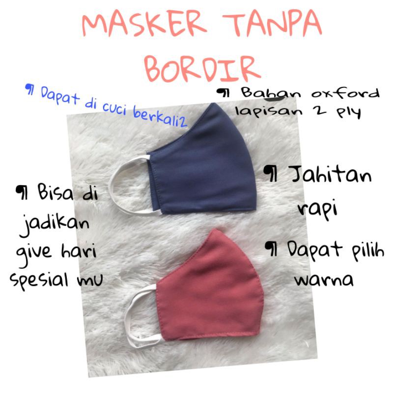 SOUVENIR MASKER TANPA BORDIR 2 PLY || SOUVENIR MASKER || SOUVENIR PERNIKAHAN