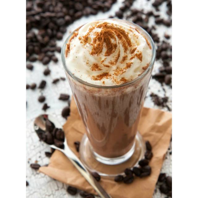 

Moccachino Flavour Powder Halal -Frosty Bubble Drink 500gr (bubuk minuman Moccachino}