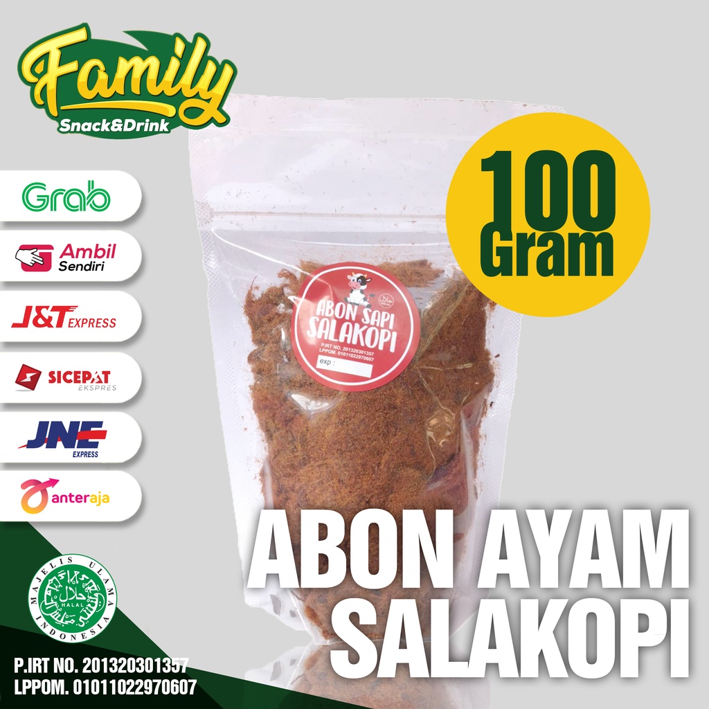 

ABON ORIGINAL AYAM SALAKOPI CIANJUR 100gram