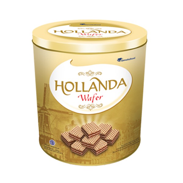 Hollanda Wafer Cream 1 kaleng @ 340 gr) (HOFER) By Garudafood