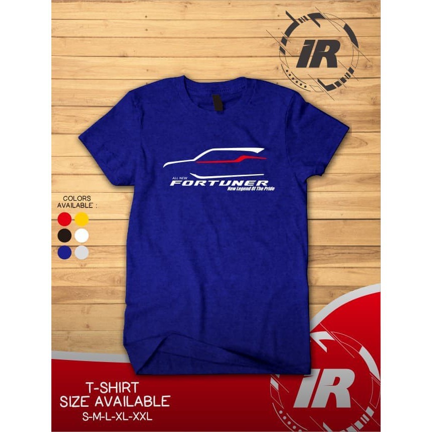 Kaos T-shirt Mobil Toyota All New Fortuner Keren     - IR -dompet