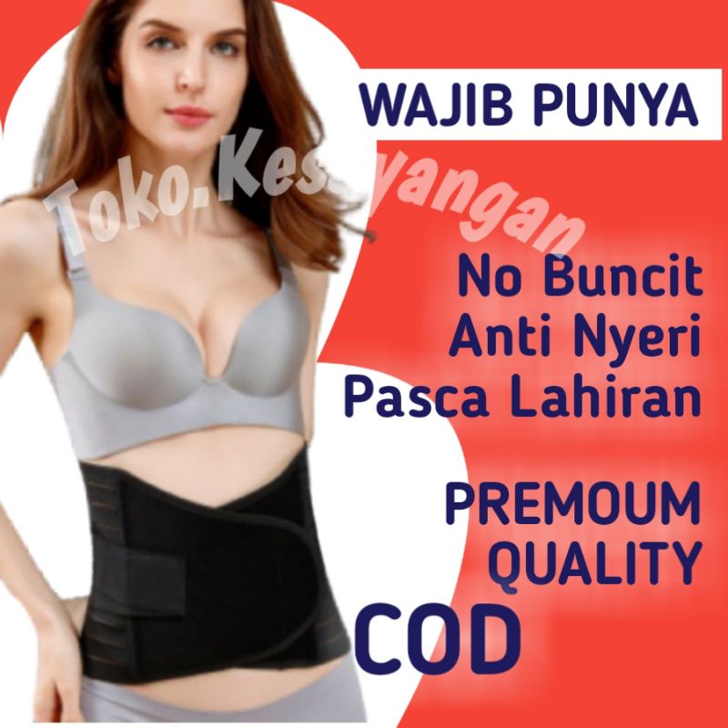 GI15 Stagen Korset Gurita Ibu Pasca Melahirkan Perut Hamil Maternity Kesehatan Jumbo Wanita
