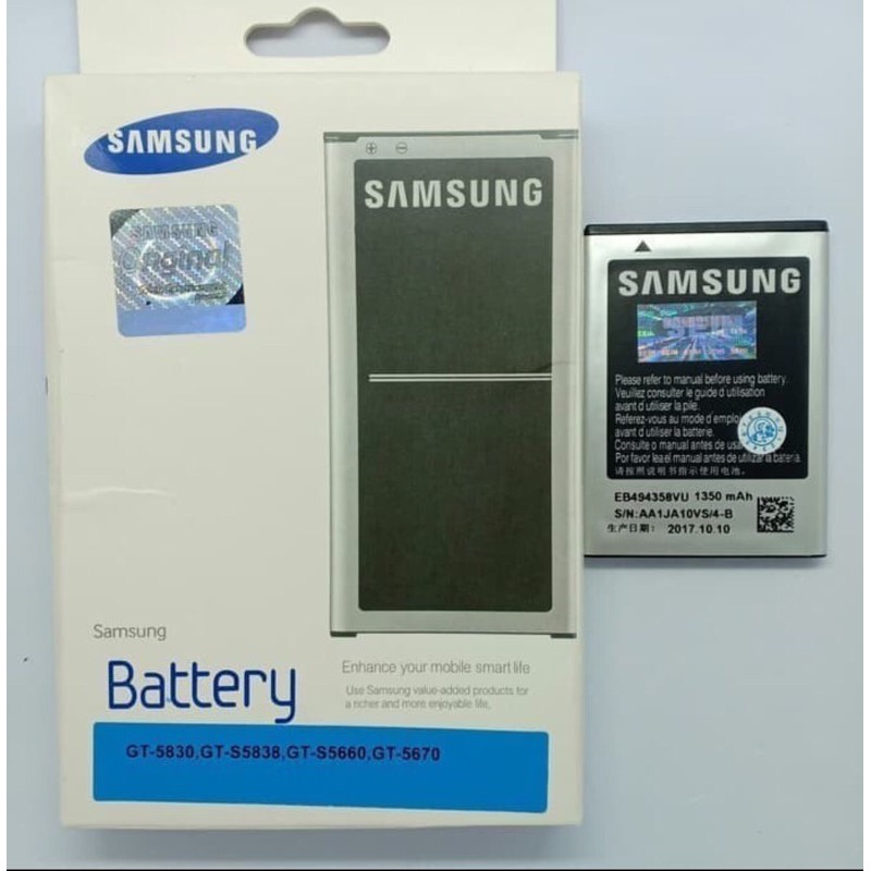 Baterai Original Samsung S5830 / S6310 / Fame /S5700 Baterai / Batere / Battery