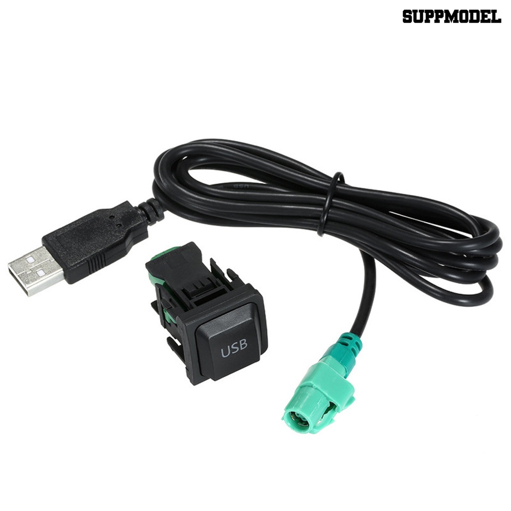 Kabel Adapter Audio CD Player USB 130cm Plug Play Untuk Volkswagen