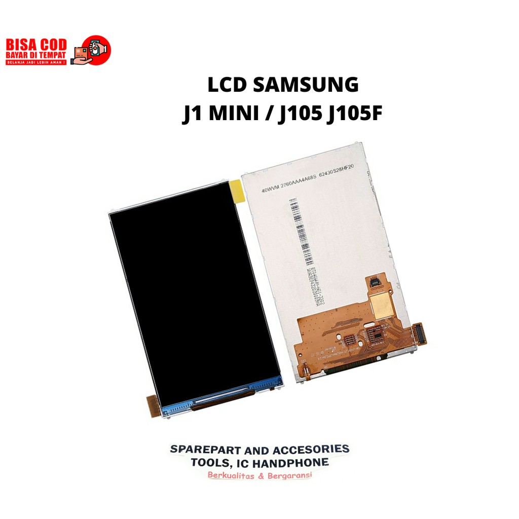 LCD ONLY SAMSUNG J1 MINI J105F ORIGINAL