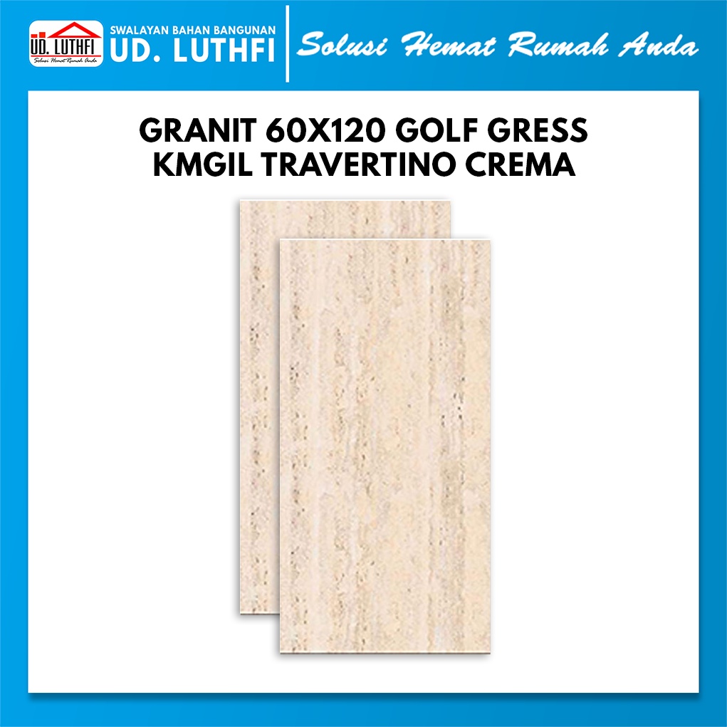 Granit 60x120 Golf Gress Travertine Crema