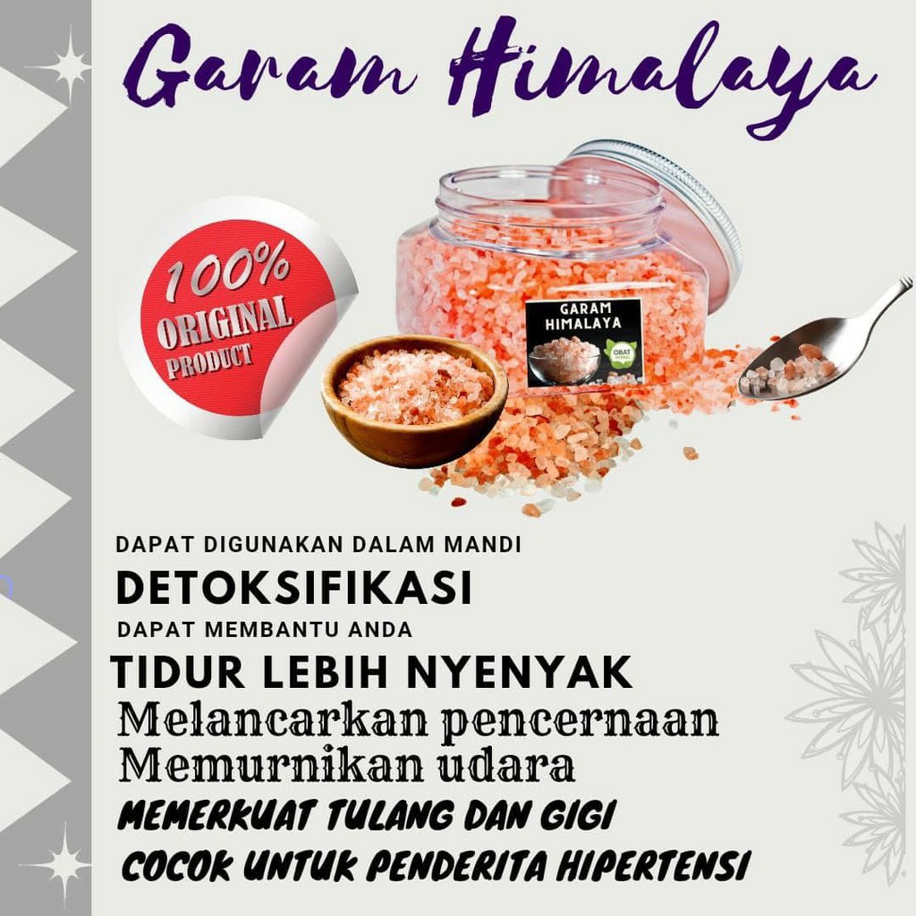 

Garam Murni Himalaya Asli Gluten Free