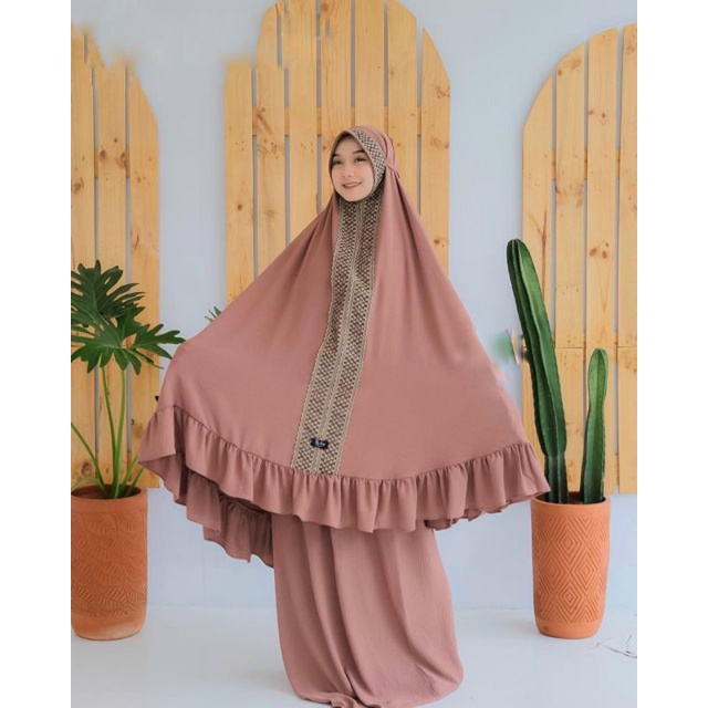SALE MUKENA Ready stok Mukena Crincle Air Flow Terbaru Mukena Lebaran Original Premium Promo Diskon 