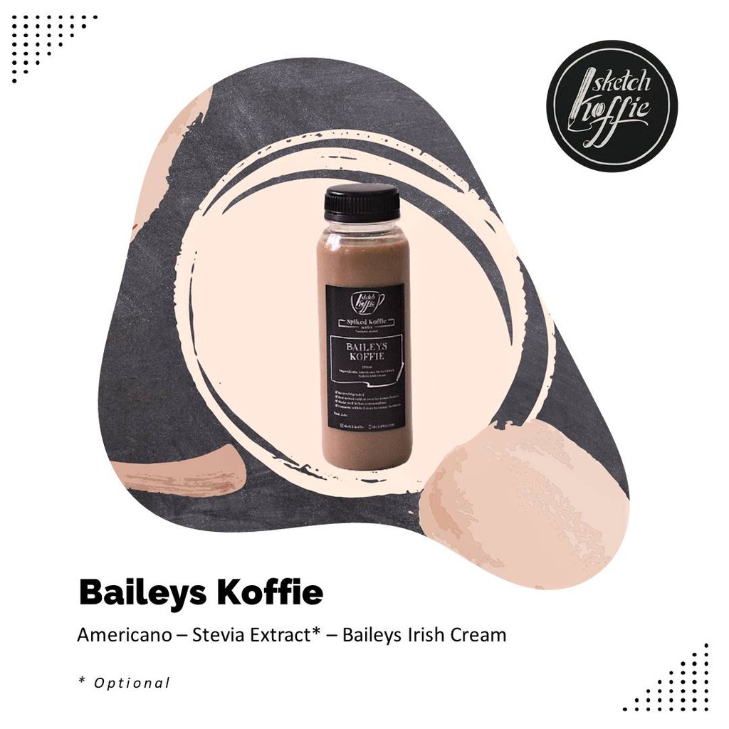 

Baileys Koffie 250ml (menggunakan Baileys ASLI)