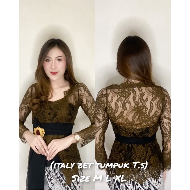 set kebaya jadi semi italy