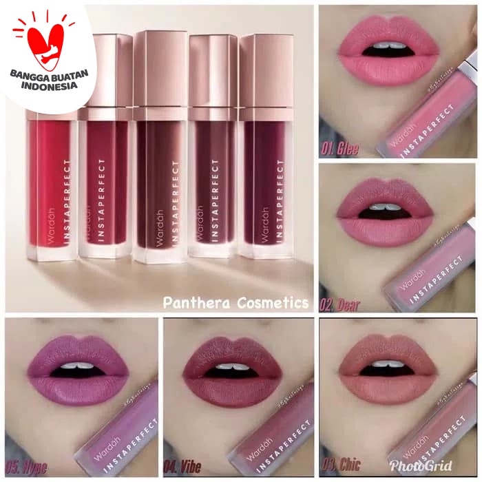 Wardah Lip Cream - Instaperfect Mattesetter Lip Matte Paint - 01