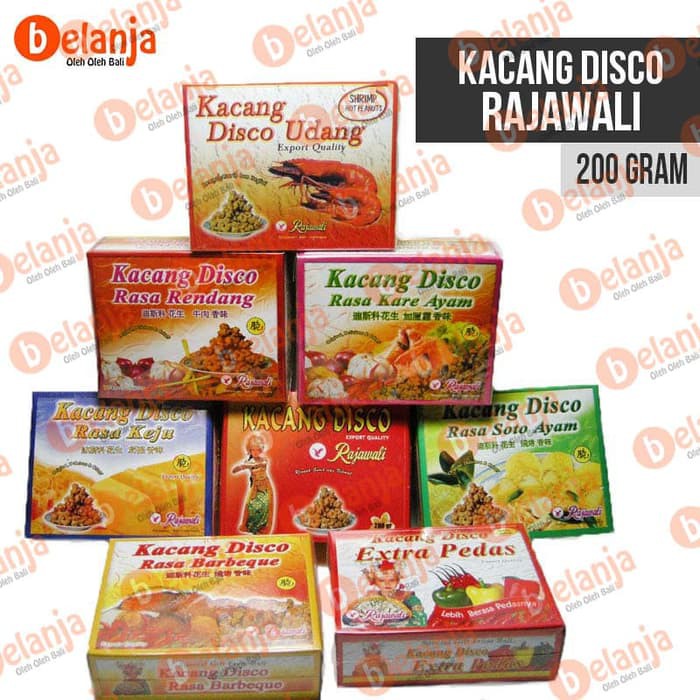 

Kacang Disco Rajawali rasa Original 400 gr Oleh Oleh Bali