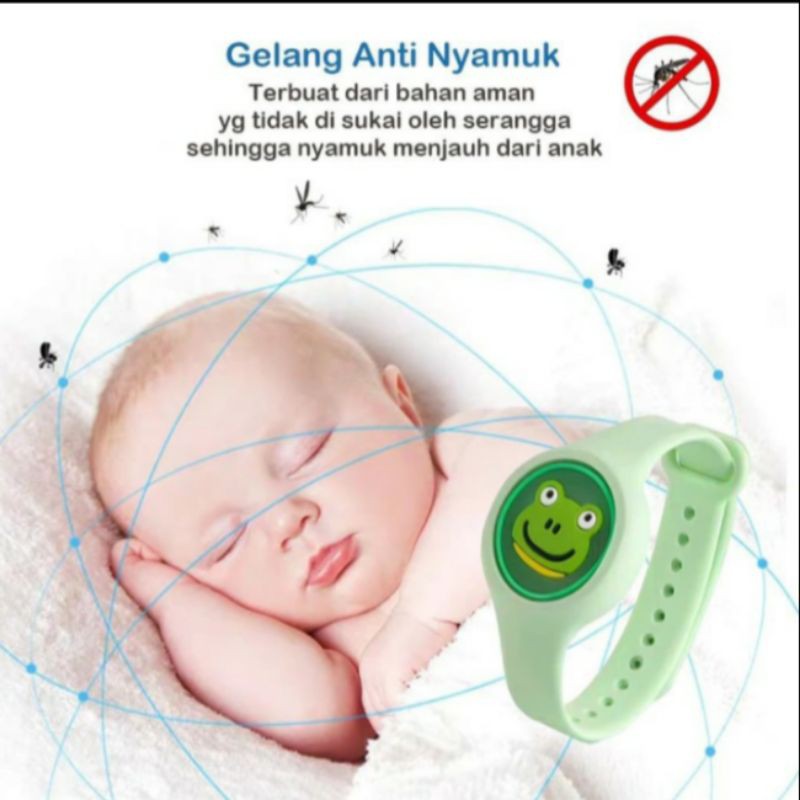 Gelang anak anti nyamuk led