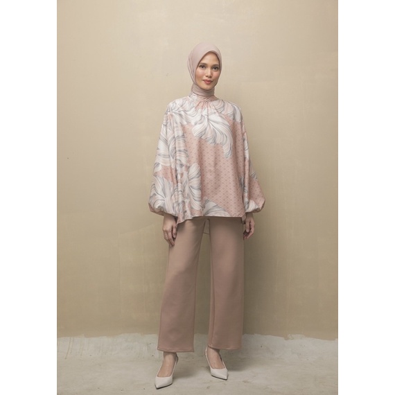 gianna blouse in turkish delight by wearing klamby