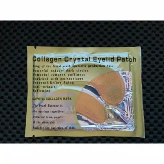 (CYBER) COD Masker Mata Gold Eye Crystal Collagen Mask Emas 24 K Eyemask Crystall Eyelid KPM-12