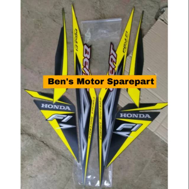Striping Body Honda Beat F1 / Beat Fi Full Set Decal Sticker Body Beat New