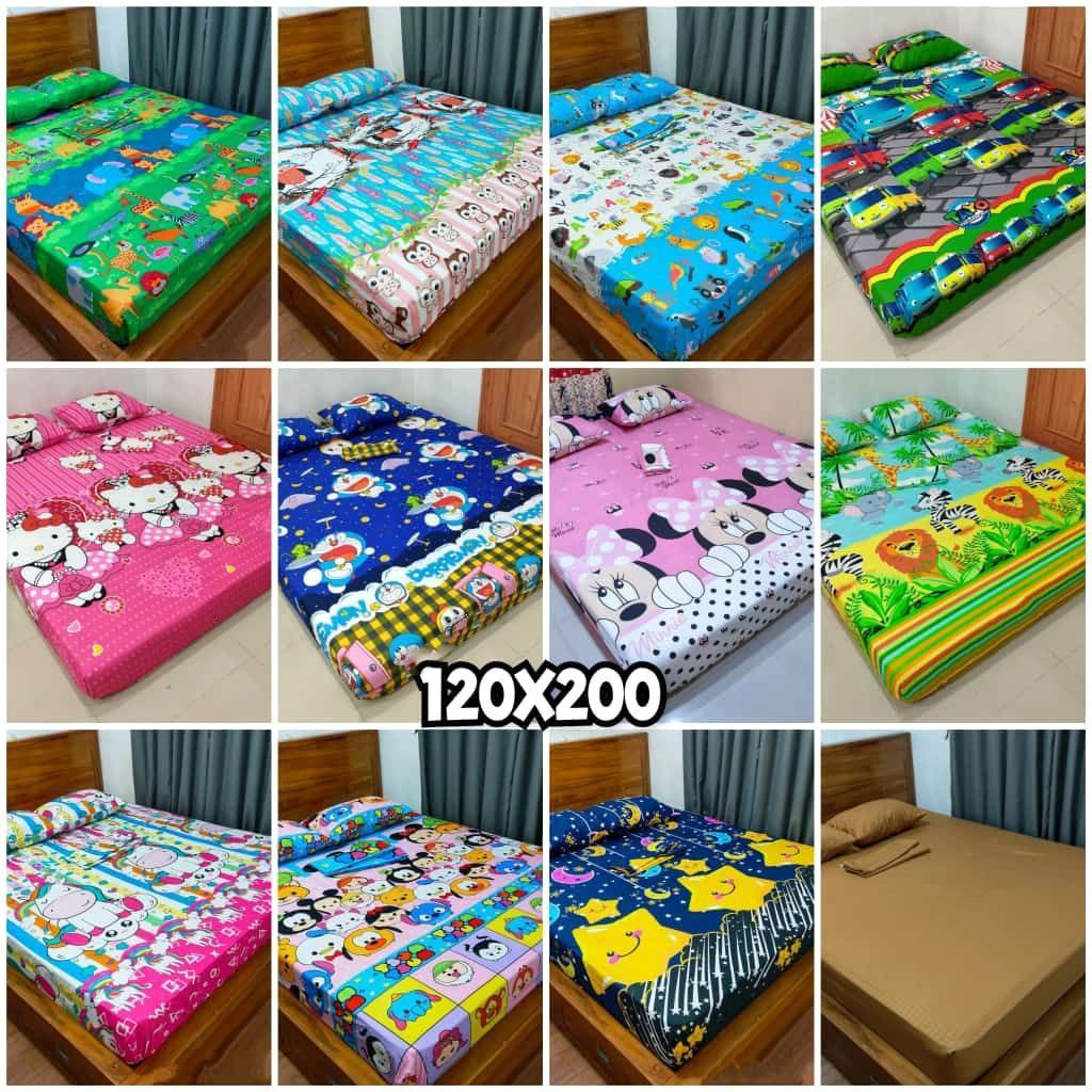 Sprei Home Made 120x200 Katun Random Halus Rapi Adem Tidak Luntur