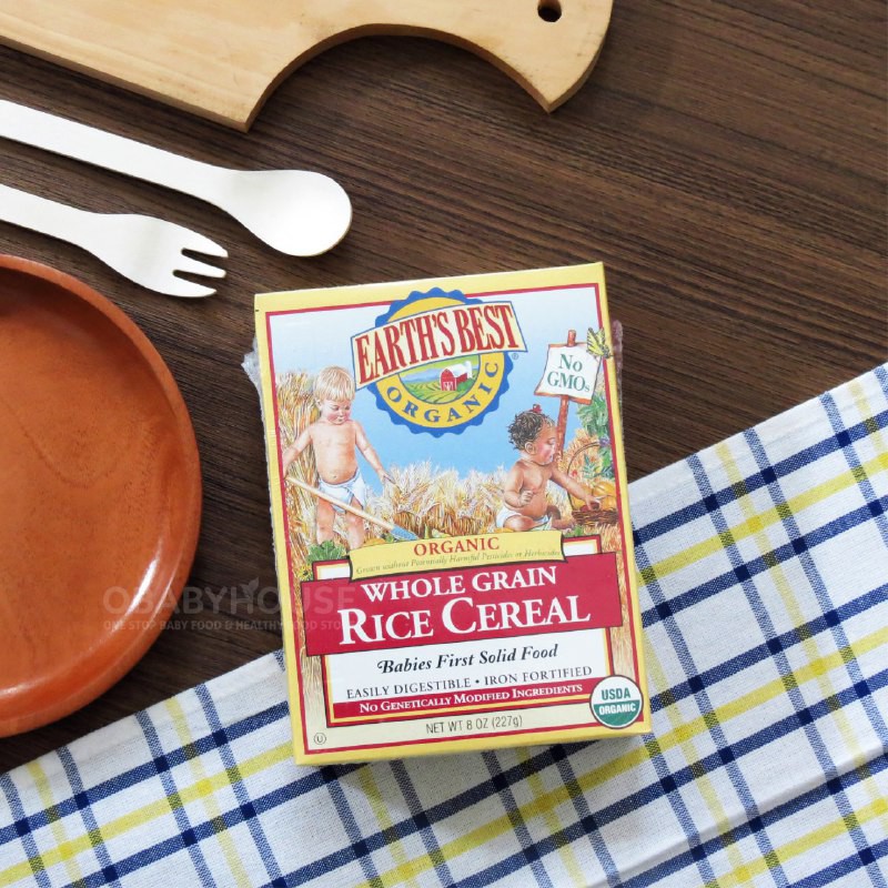 earth's best organic infant cereal whole grain rice
