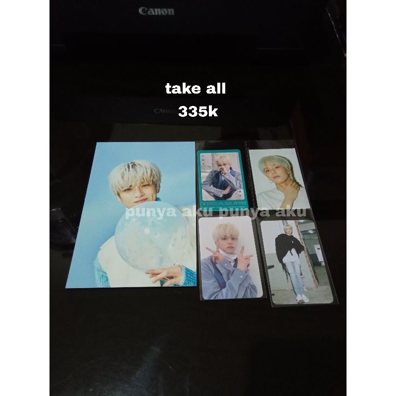 (BOOKED) PHOTOCARD PC TREASURE ASAHI SET YGS CH 3 CHAPTER THREE SIXKSHOP