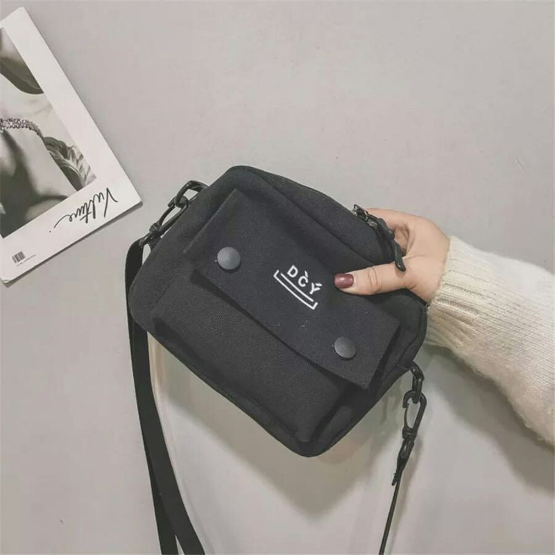 TMB DCY  tas selempang korea unisex DUCO  DCY Tas wanita mini Waistbag Selempang wanita