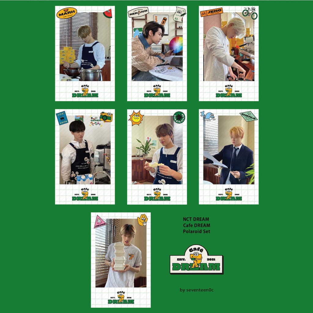 [READY STOCK] NCT DREAM 'CAFE DREAM' POLAROID SET