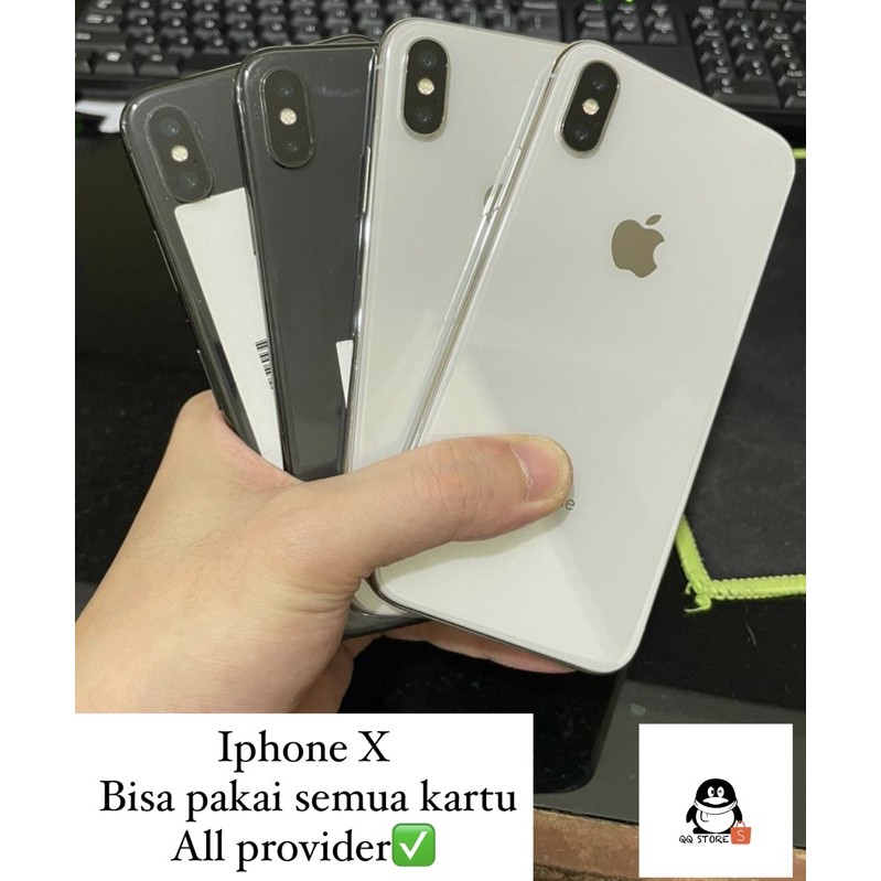 iPhone X 64GB/256GB BEKAS ORI 100% | MULUS NORMAL FULLSET