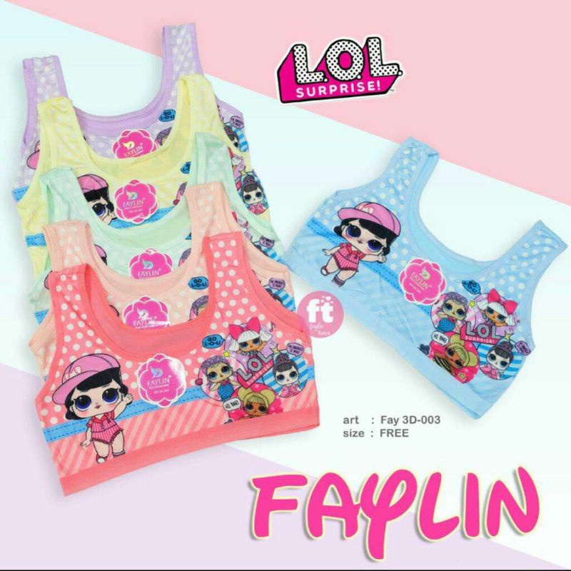 FAYLIN | Miniset Anak Pelajar / Sablon 3D LOL / art Fay LOL