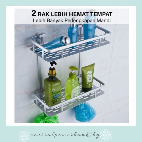 V-702 RAK SUSUN TOILET KAMAR MANDI / RAK SUSUN SERBAGUNA 2 TINGKAT / VANSTAR BATHROOM ACCESORIES