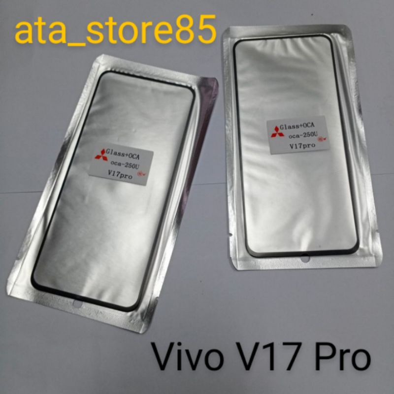 Kaca Depan Kaca LCD Vivo V17 Pro | V 17 Pro TS TC Touchscreen Glass LCD + Lem Oca Original