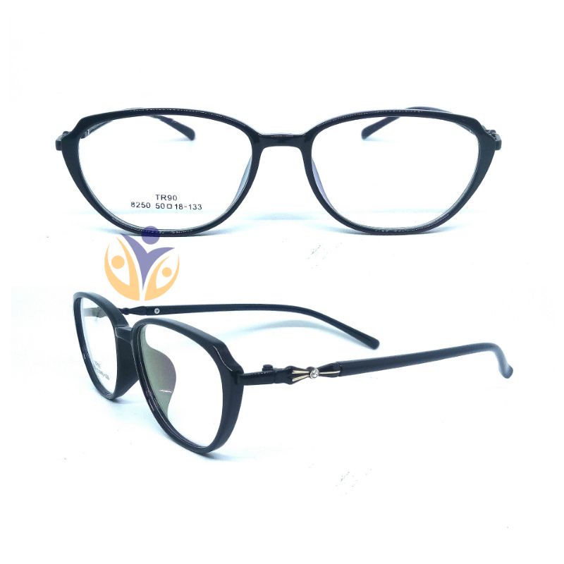 Kacamata frame TR90 wanita craft temple