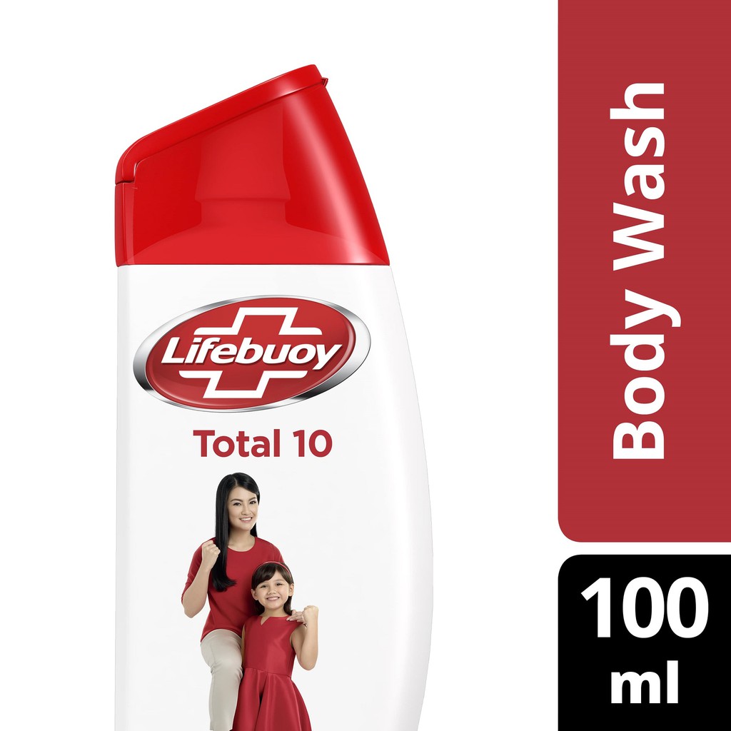 Lifebuoy Antibacterial Body Wash Total 10 100 ml | Shopee