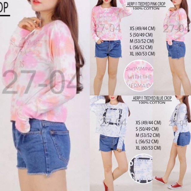 Branded Aeropostale Tedyed Crop