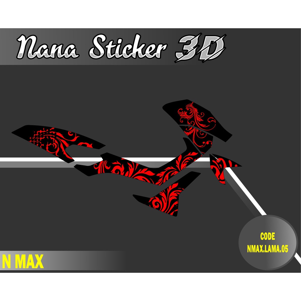 STRIPING NMAX LAMA 2019 VARIASI STICKER NMAX 2019 VARIASI 05