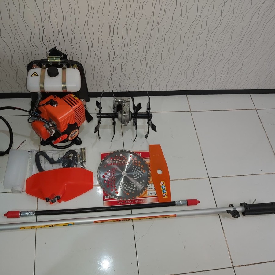 paket mesin Potong Rumput pengembur tanah penyiang steam tanah Robotech