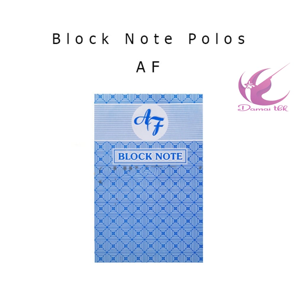 

Block Note Polos AF Besar - Writing Pad Polos AF Besar