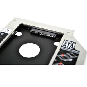 Second HDD/SSD Caddy 9.5mm SATA to SATA Hard Drive Adapter For Laptop