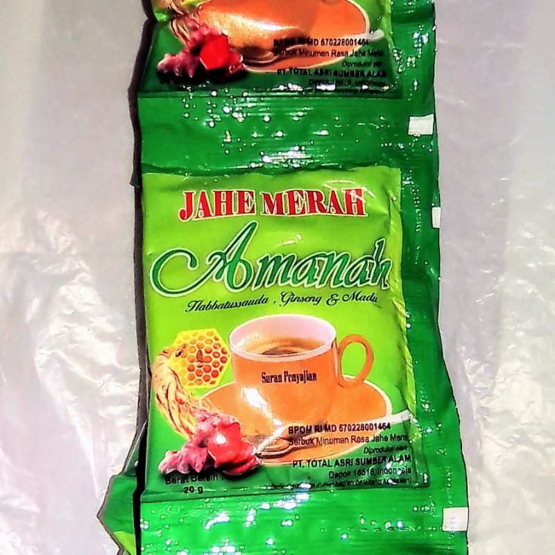 

Jahe Merah Amanah