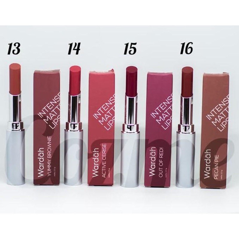 ia - wardah intense matte lipstik -- lipstim matte wardah