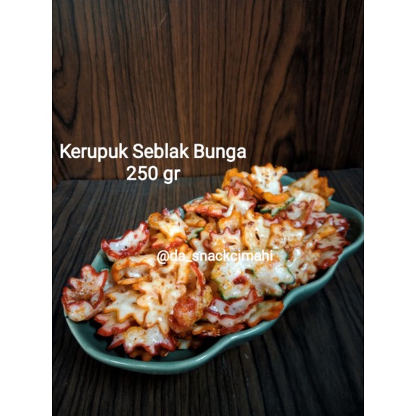 

Kerupuk Seblak Bunga 250 gr | Cemilan #da_snackcimahi