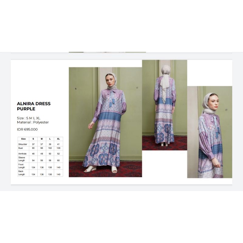 aleza alnira dress purple