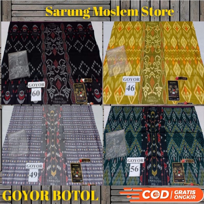 SARUNG GOYOR BOTOL TARBUSH GRADE SILVER ORIGINAL