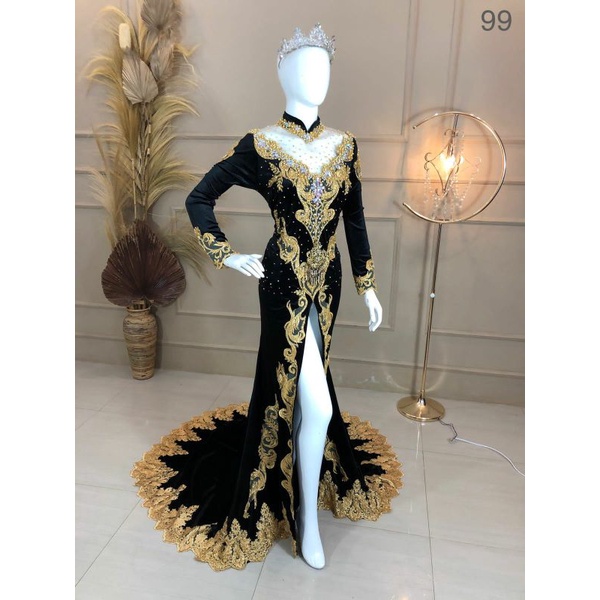 GAUN PENGANTIN BELUDRU BEREKOR//GAUN PENGANTIN ADAT JAWA//MINANG//GAUN