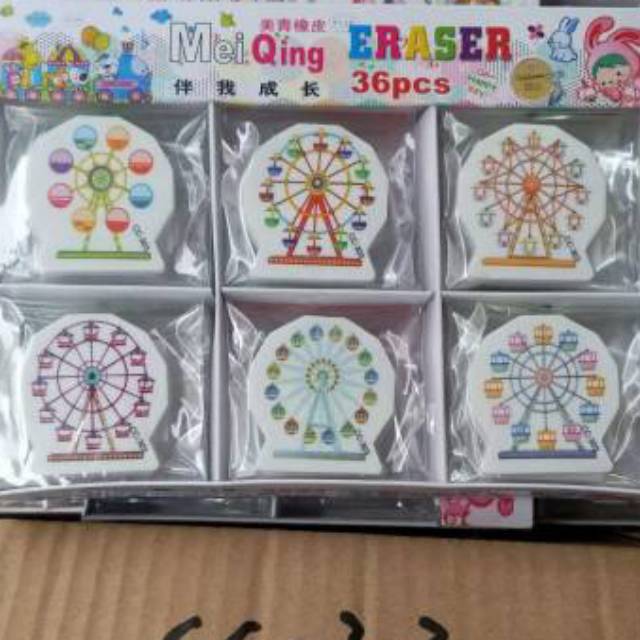 

Penghapus eraser hapusan stip unicorn kincir isi 36pcs kwalitas bagus