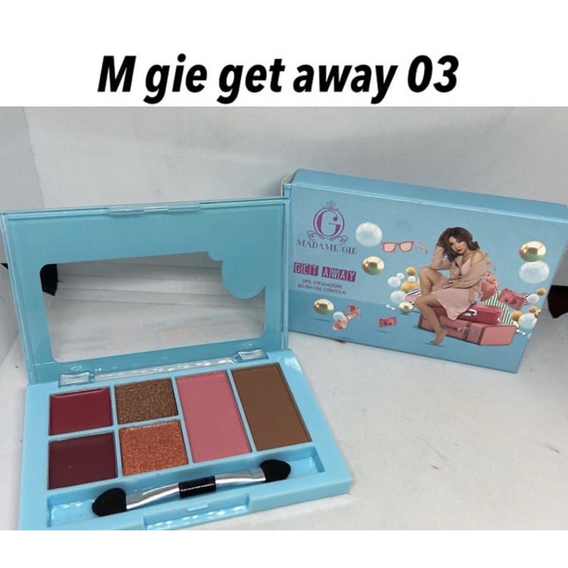 PALLETE EYESHADOW // madame get away /  getaway pallete eyeshadow