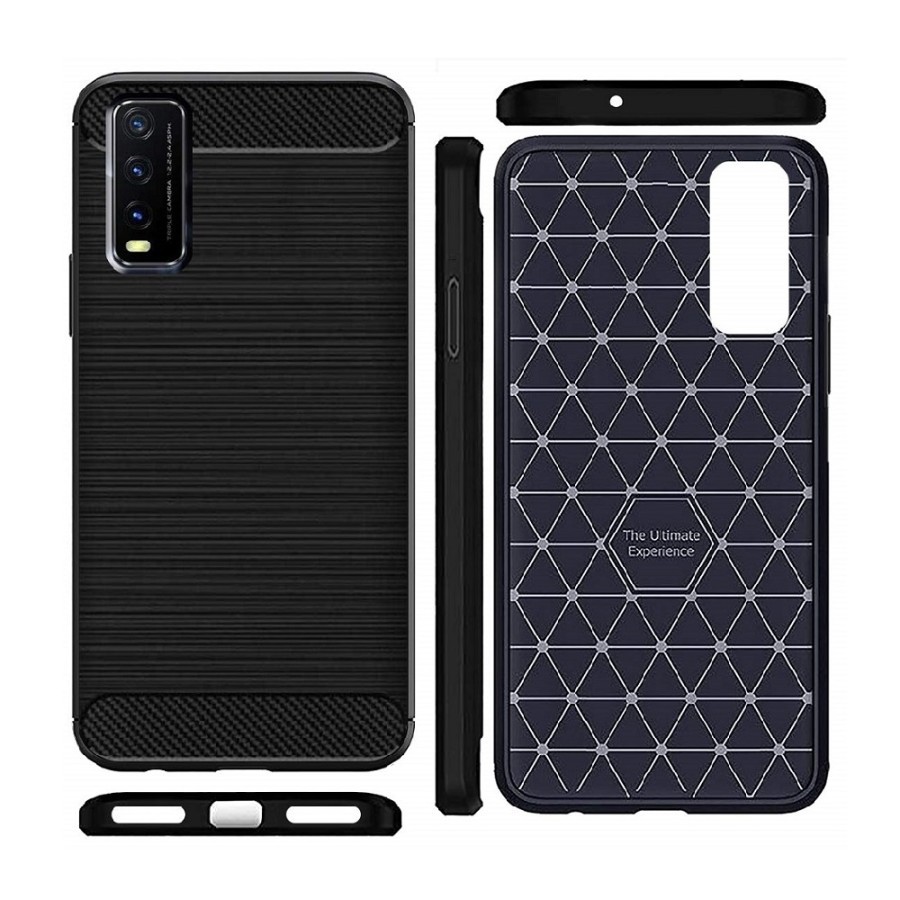 VIVO Y21 Y21S Y33S Y20 Y20i Y20S Y12S Y20SG Silicon Carbon Slim Fit Soft Case Premium DD-