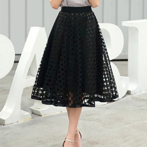 KARAKOREA R602 Yoona Flare Skirt Rok Midi Rok Maxi Rok KARAKOREA R602 Yoona Flare Skirt Rok Midi Rok Maxi Rok