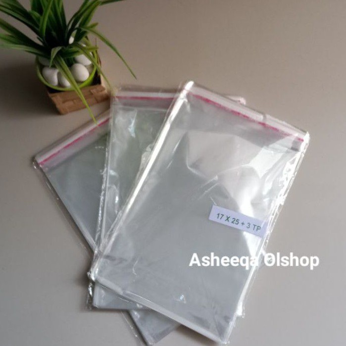 Plastik Opp/undangan/murah 17x25