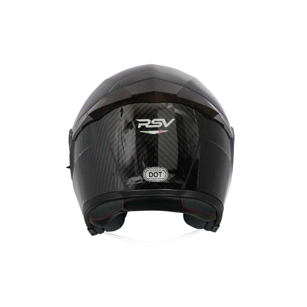 HELM RSV SV300 CARBON GLOSSY BUNDLING VISOR DARKSMOKE / IRIDIUM SILVER