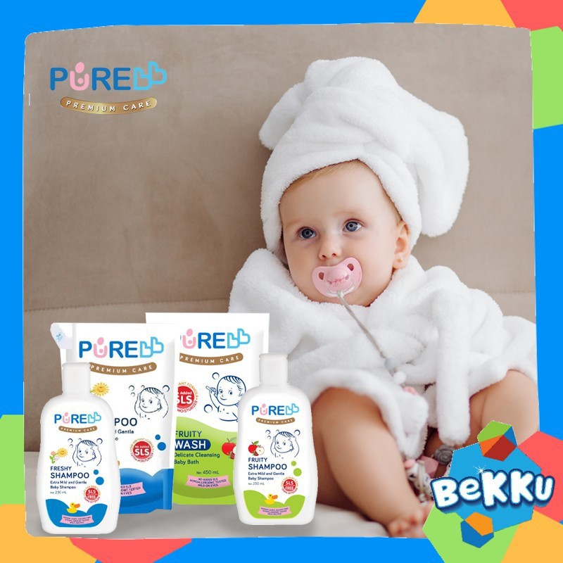 Pure Baby Shampoo Aman Untuk Anak Original Pure Baby